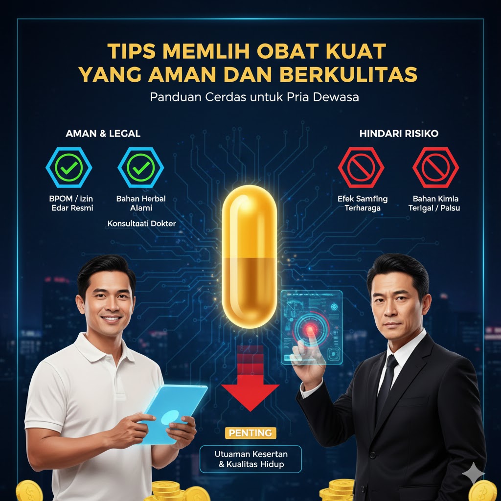 Tips Memilih Obat Kuat yang Aman dan Berkualitas