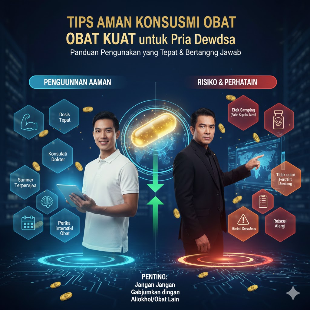 Tips Aman Konsumsi Obat Kuat untuk Pria Dewasa