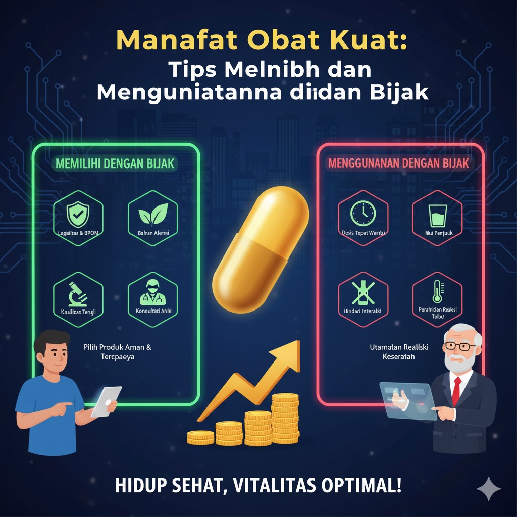 Manfaat Obat Kuat: Tips Memilih dan Menggunakannya dengan Bijak